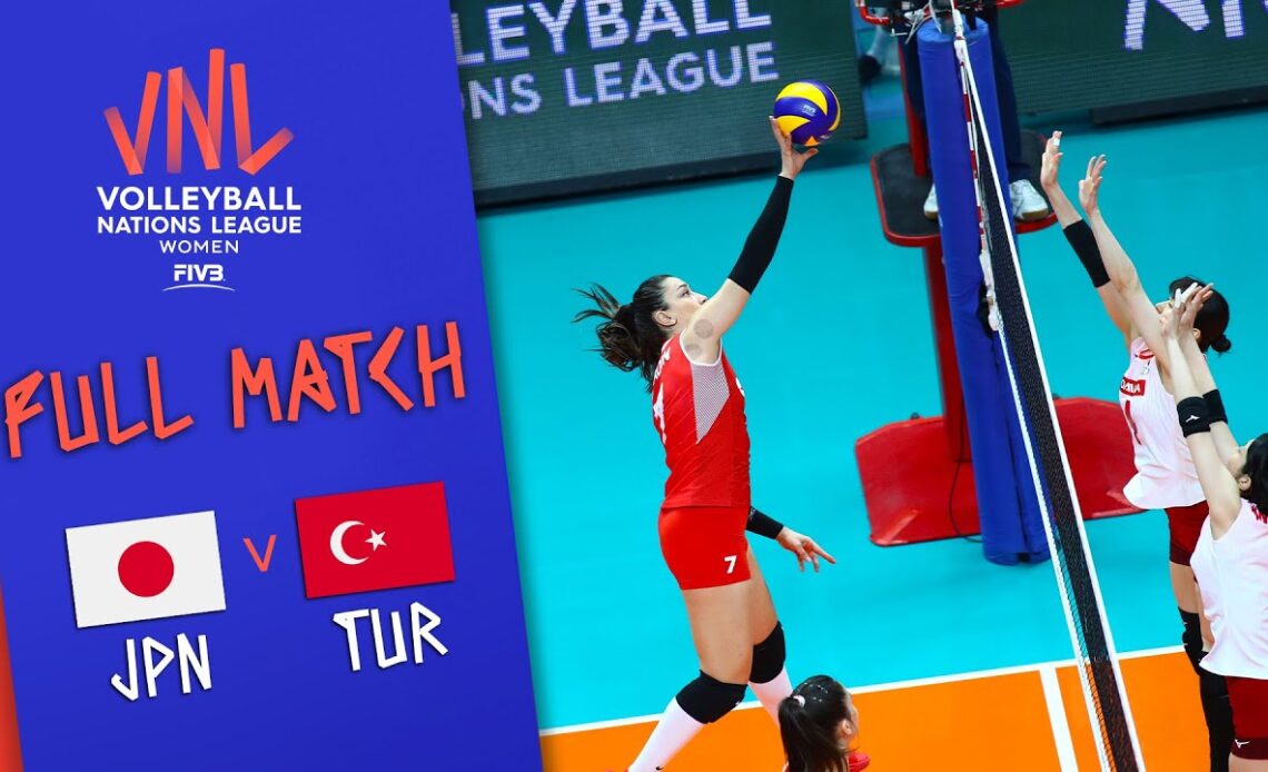 Japan 🆚 Turkey - Full Match | Women’s Volleyball Nations League 2019