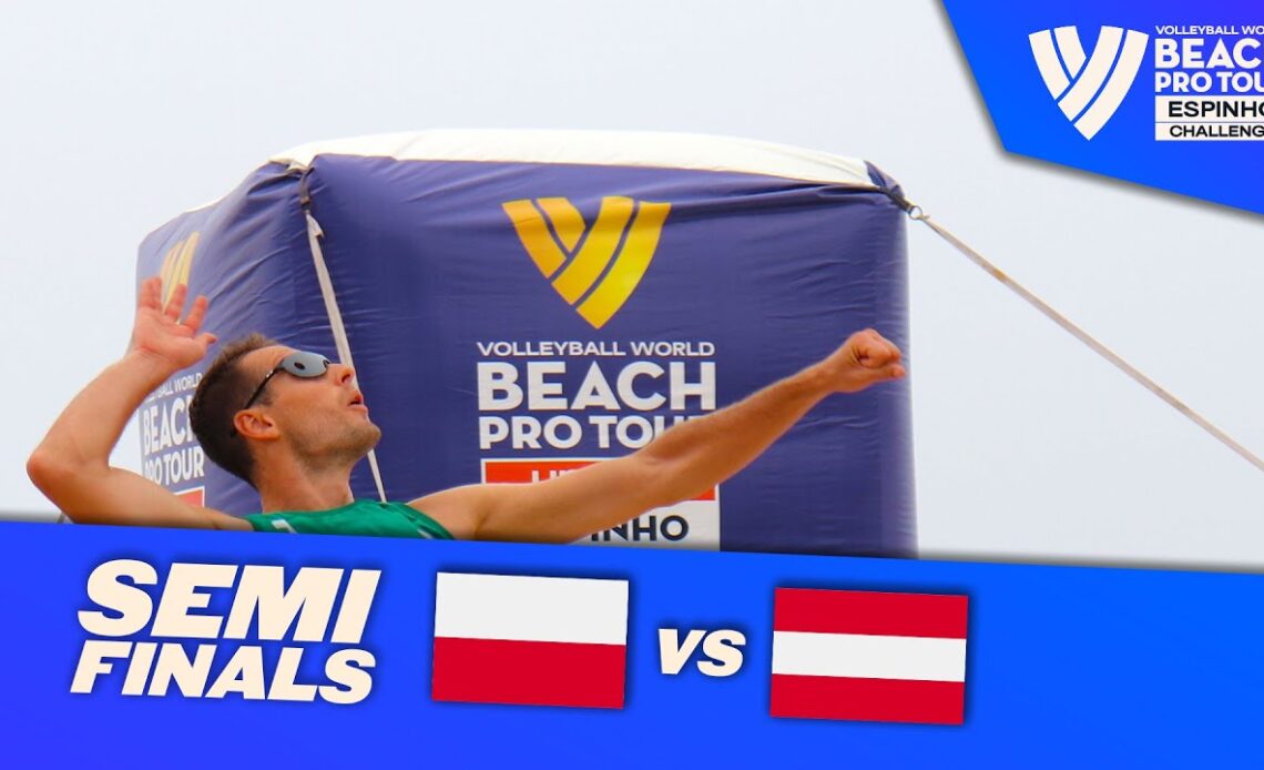 Kantor/Rudol vs. Ermacora/Pristauz - Semi Final Highlights Espinho 2022 #BeachProTour