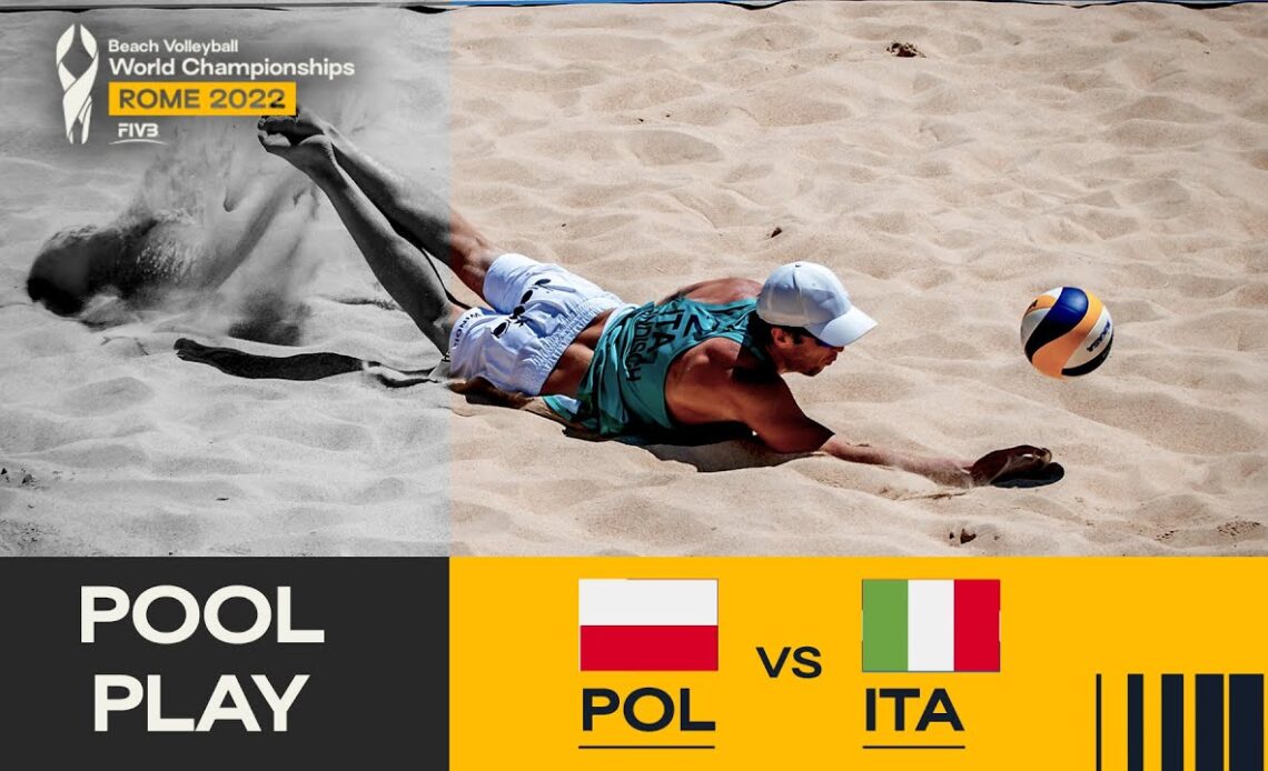 Kantor/Rudol 🇵🇱 vs. Windisch/Dal Corso 🇮🇹 - Pool Play Highlights Rome 2022 #BeachWorldChamps