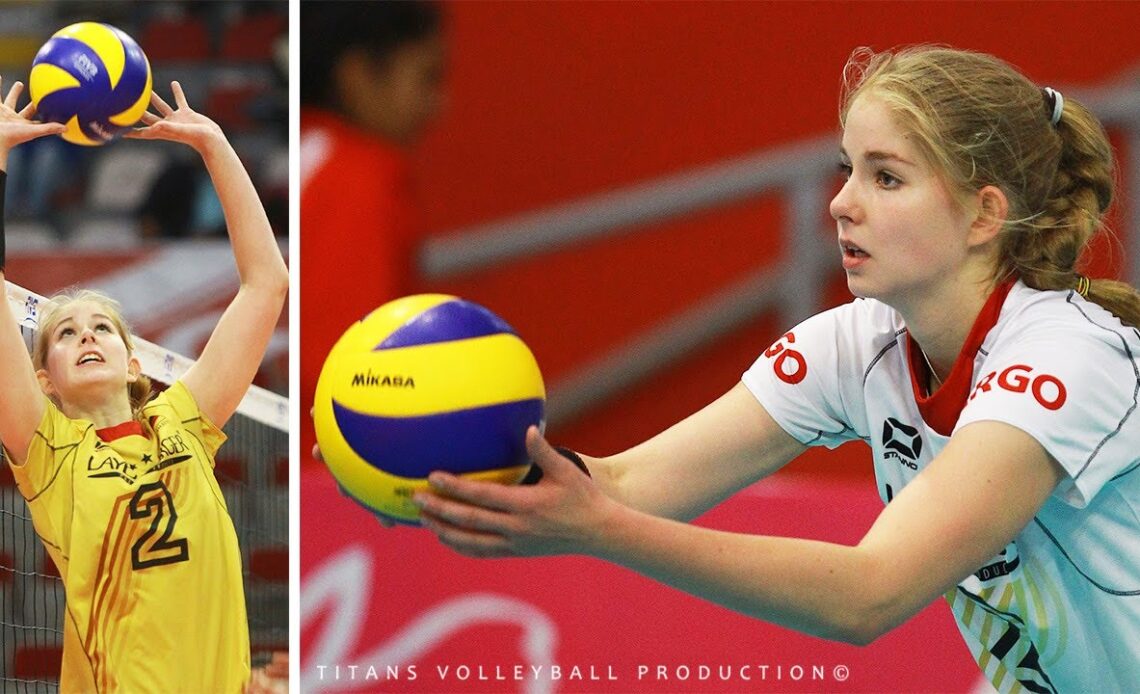 Kästner Pia - Amazing Volleyball Setter from Germany | Best Volleyball sets and Setter Attacks