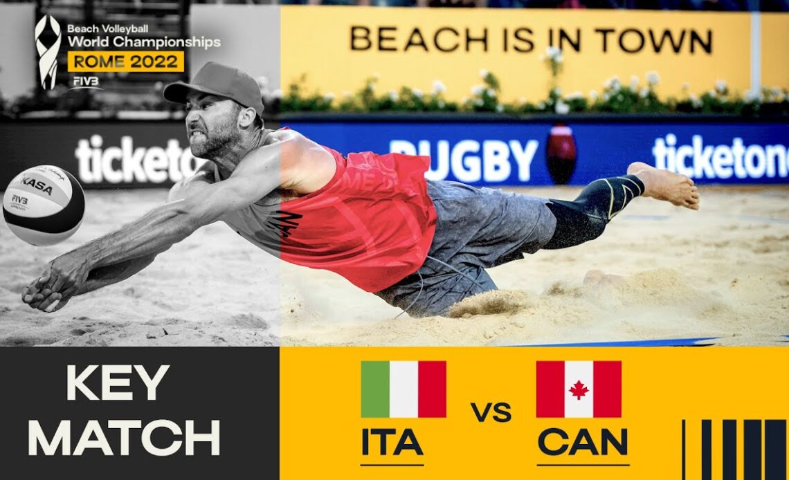 Lupo/Ranghieri 🇮🇹 vs. Schachter/Dearing 🇨🇦 - Pool Play Highlights Rome 2022 #BeachWorldChamps