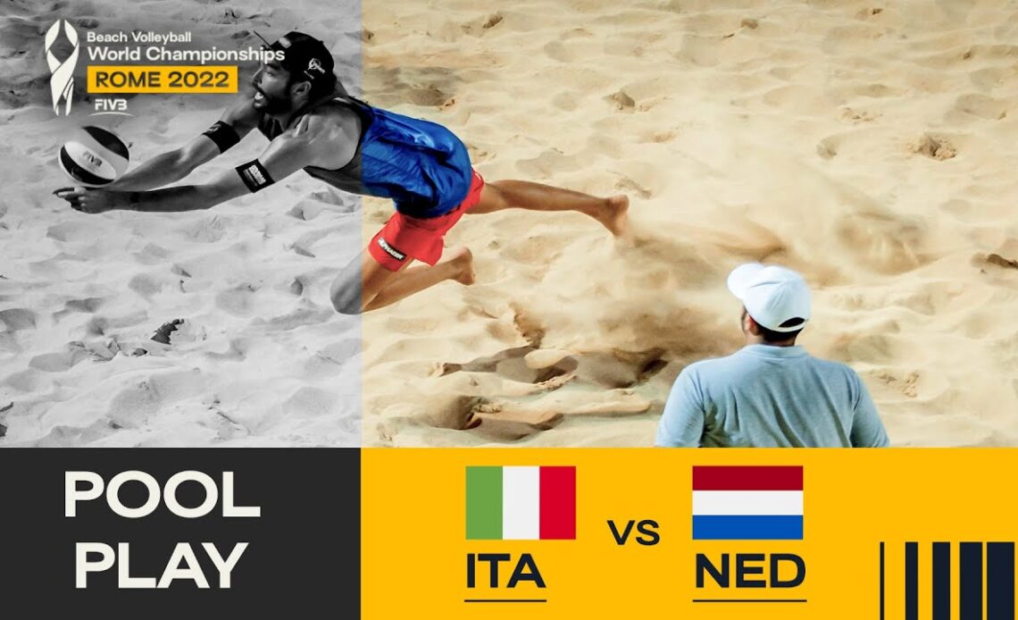 Lupo/Ranghieri 🇮🇹 vs. Varenhorst/van de Velde 🇳🇱 - Pool Play Highlights Rome 2022 #BeachWorldChamps