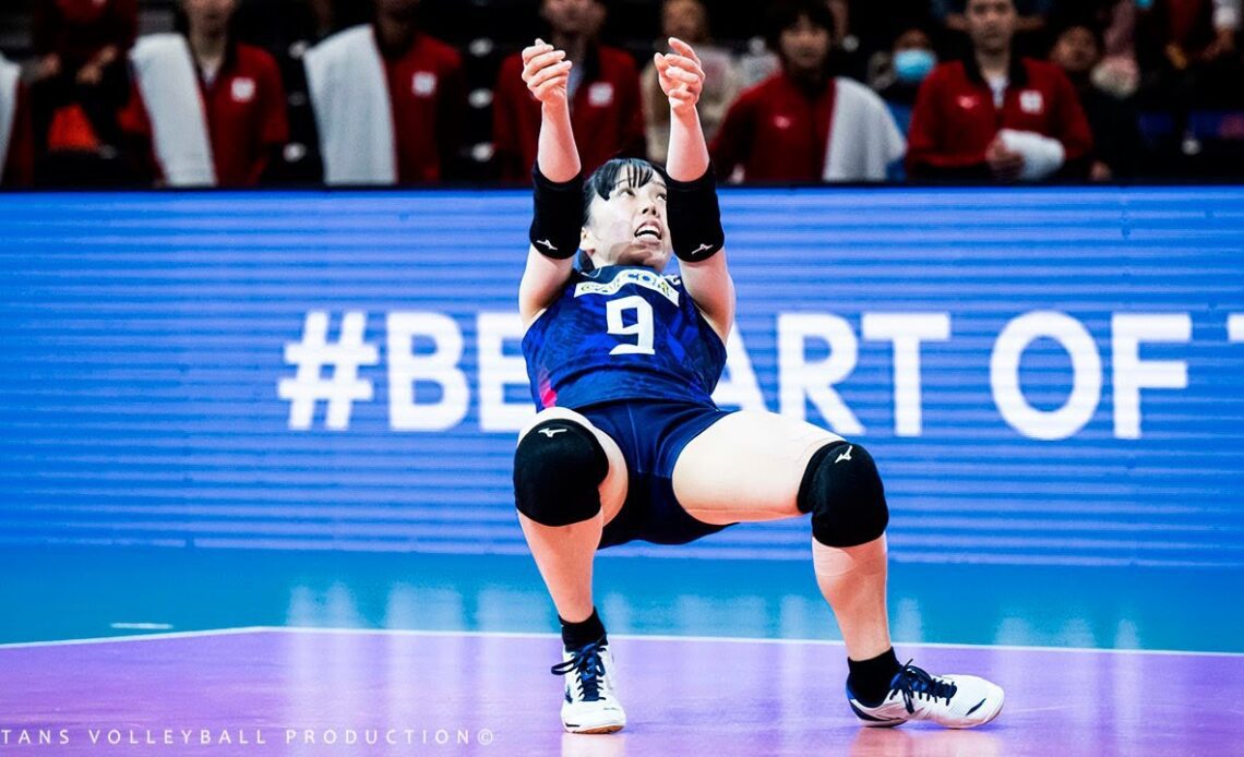 Manami Kojima - Unbelievable Volleyball Pancake-Digs | Women's VNL 2022
