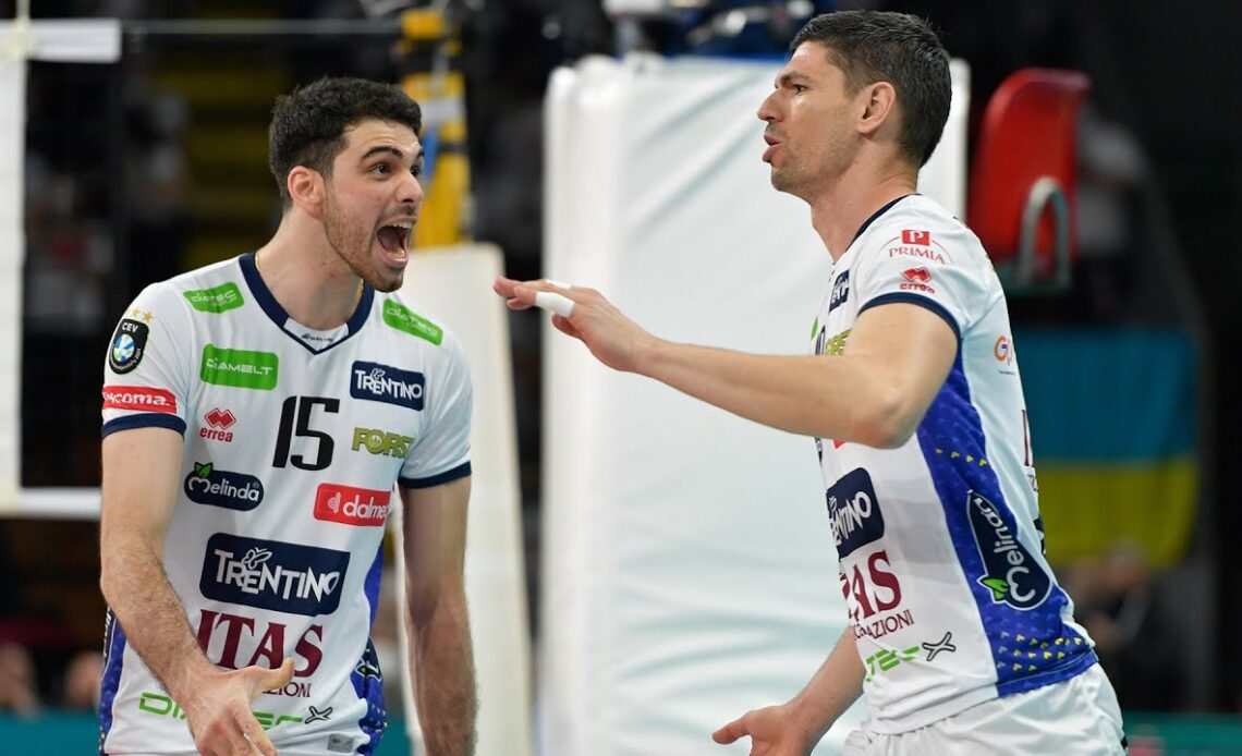 Match Point and Incredible Celebration in Trento I CEV Champions League Volley Semi-Finals