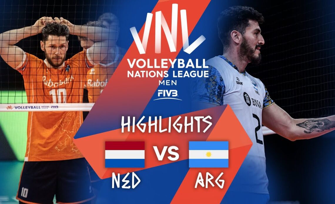 NED vs. ARG - Highlights Week 2 | Men's VNL 2021
