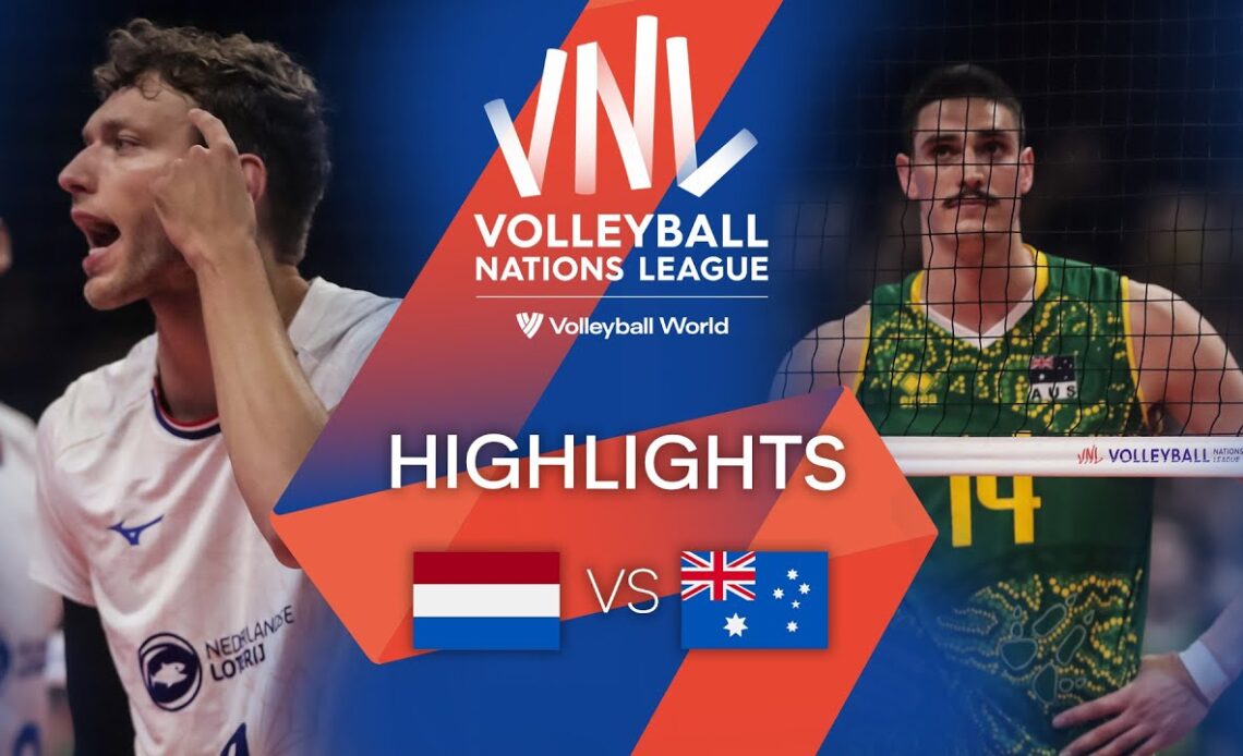 🇳🇱 NED vs. 🇦🇺 AUS - Highlights Week 1 | Men's VNL 2022