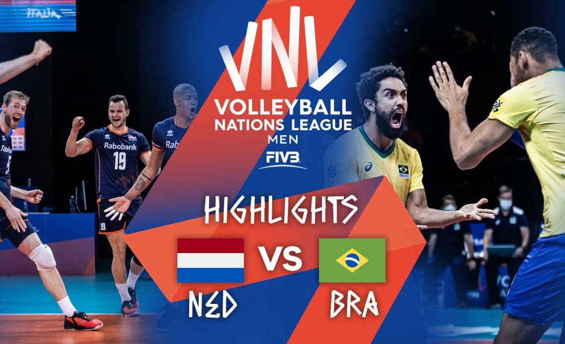NED vs. BRA - Highlights Week 3 | Men's VNL 2021
