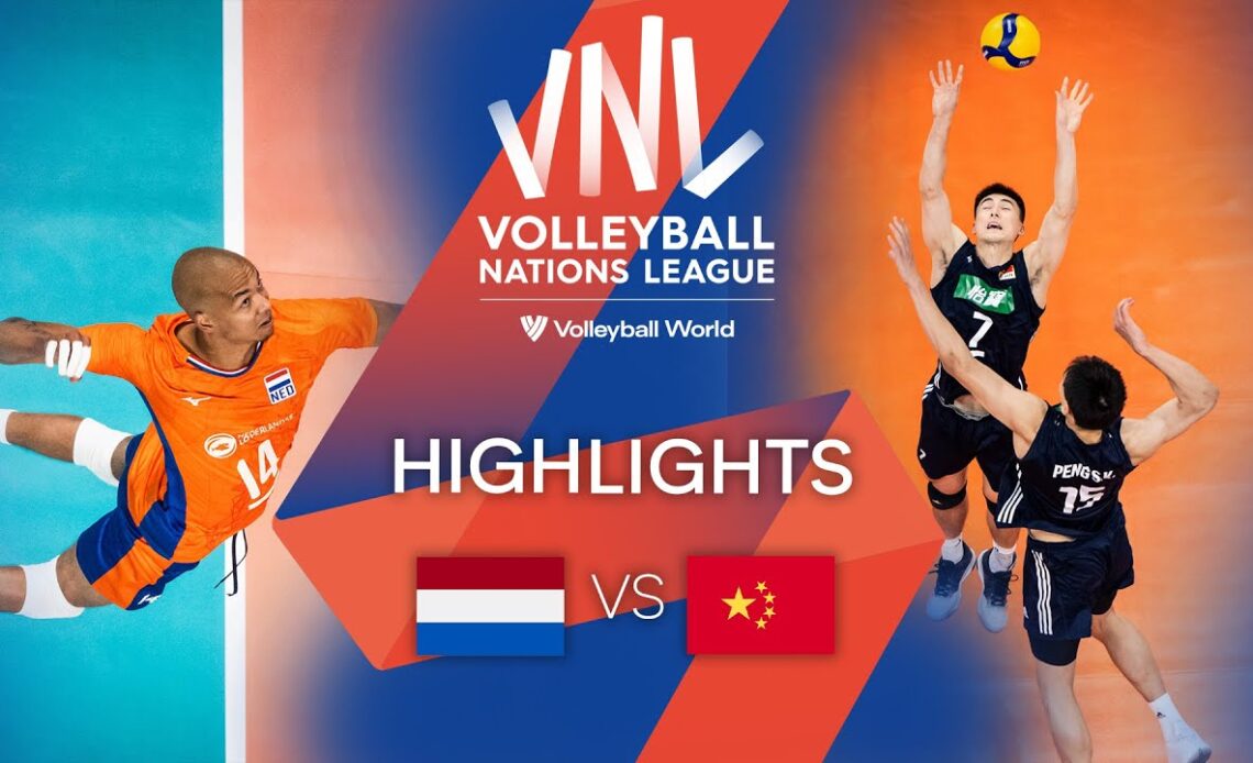 🇳🇱 NED vs. 🇨🇳 CHN - Highlights Week 3 | Men's VNL 2022