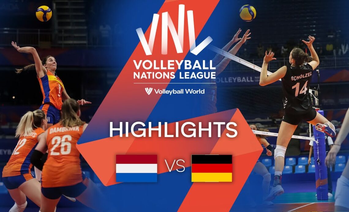 🇳🇱 NED vs. 🇩🇪 GER - Highlights Week 2 | Women's VNL 2022
