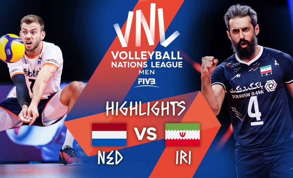 NED vs. IRI - Highlights Week 1 | Men's VNL 2021