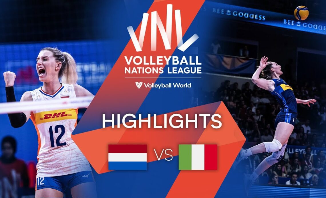 🇳🇱 NED vs. 🇮🇹 ITA - Highlights Week 1 | Women's VNL 2022