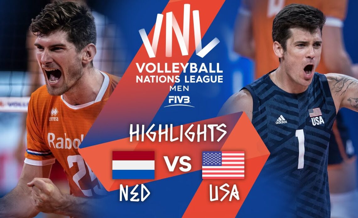 NED vs. USA - Highlights Week 4 | Men's VNL 2021