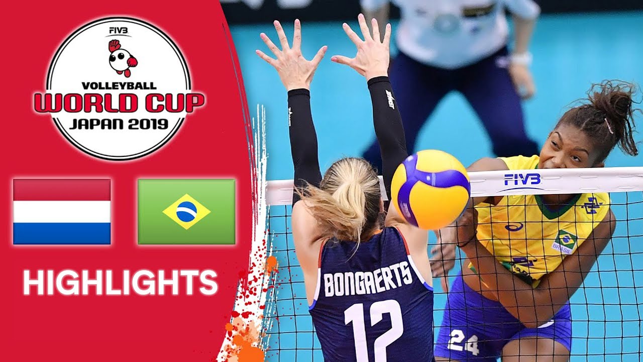 NETHERLANDS Vs. BRAZIL - Highlights | Women's Volleyball World Cup 2019 ...