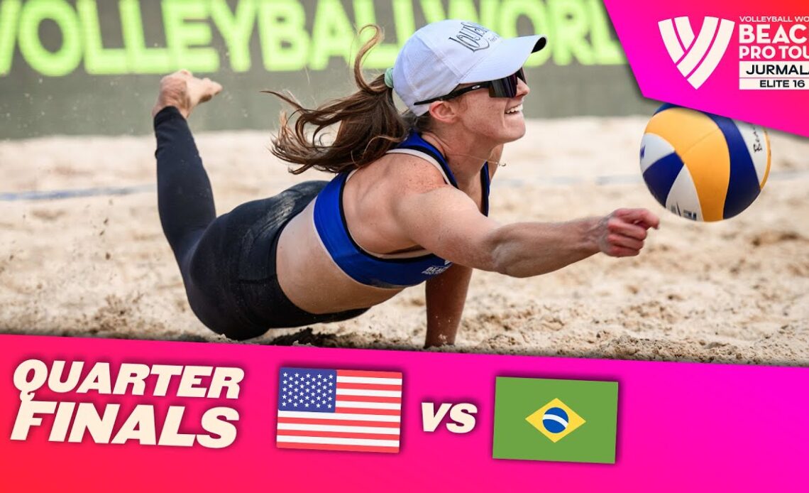 Nuss/Kloth vs. Barbara/Carol - Quarterfinal Highlights Jurmala 2022 #BeachProTour