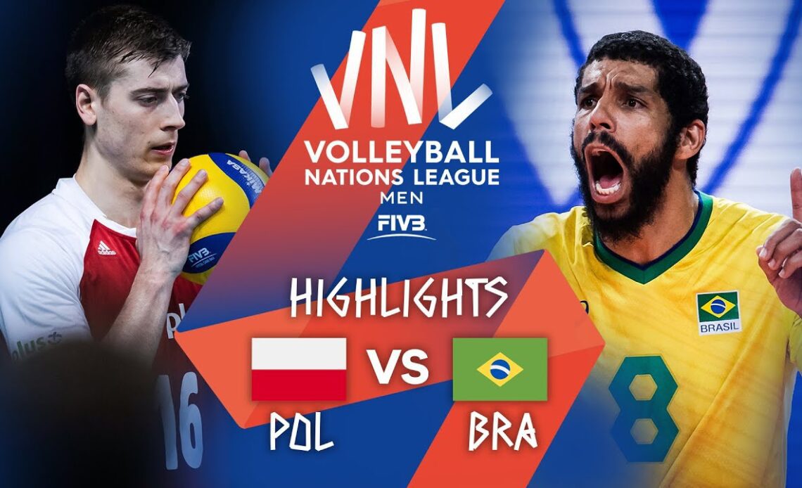 POL vs. BRA - Highlights Week 3 | Men's VNL 2021