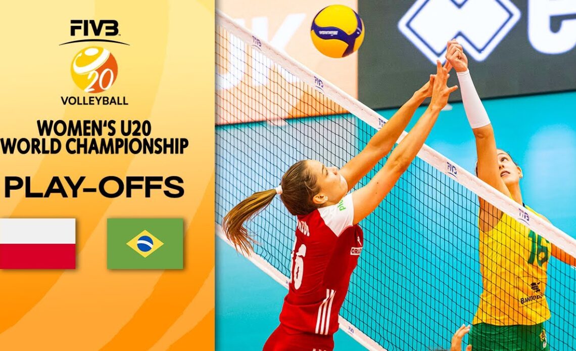 POL vs. BRA | Play-Offs 5-8 | Women's U20 Volleyball World Champs 2021