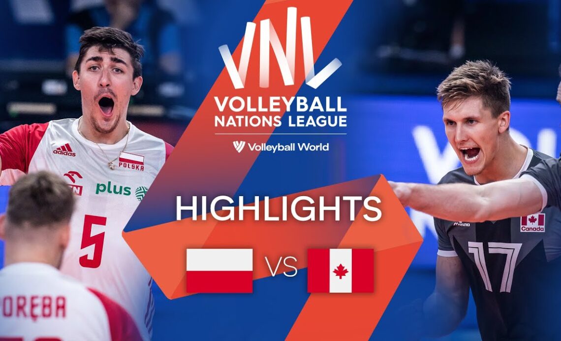 🇵🇱 POL vs. 🇨🇦 CAN - Highlights Week 2 | Men's VNL 2022