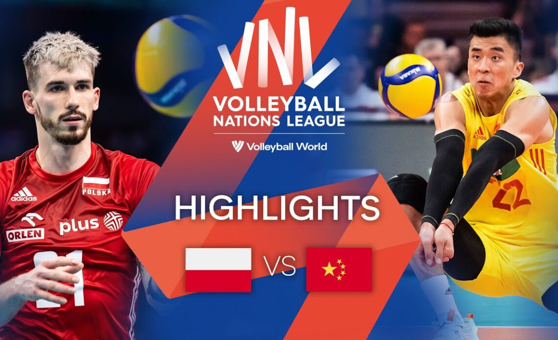 🇵🇱 POL vs. 🇨🇳 CHN - Highlights Week 3 | Men's VNL 2022