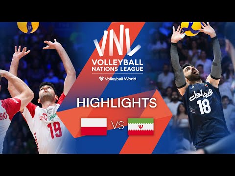 🇵🇱 POL vs. 🇮🇷 IRI - Highlights Quarter Finals | Men's VNL 2022