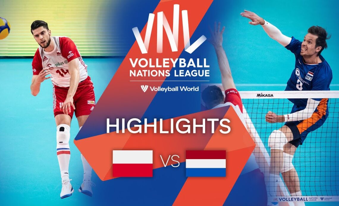 🇵🇱 POL vs. 🇳🇱 NED - Highlights Week 3 | Men's VNL 2022