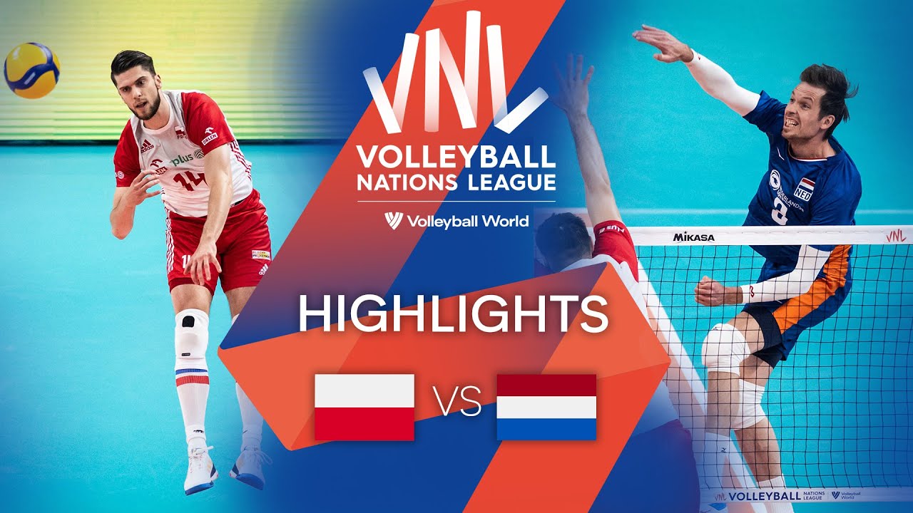 🇵🇱 POL vs. 🇳🇱 NED - Highlights Week 3 | Men's VNL 2022 - VCP Volleyball