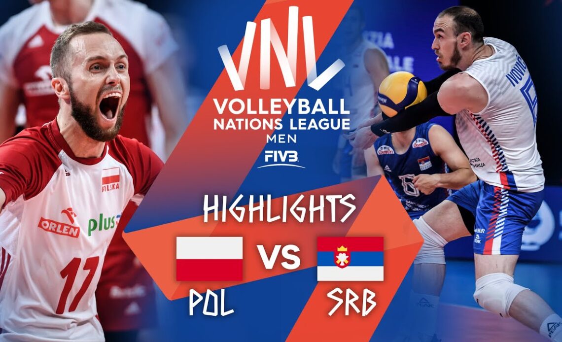 POL vs. SRB - Highlights Week 1 | Men's VNL 2021