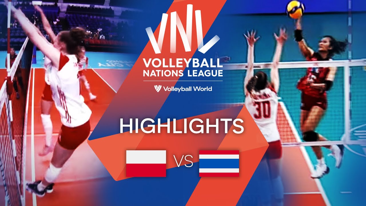 POL Vs THA Highlights Week Women S VNL VCP Volleyball