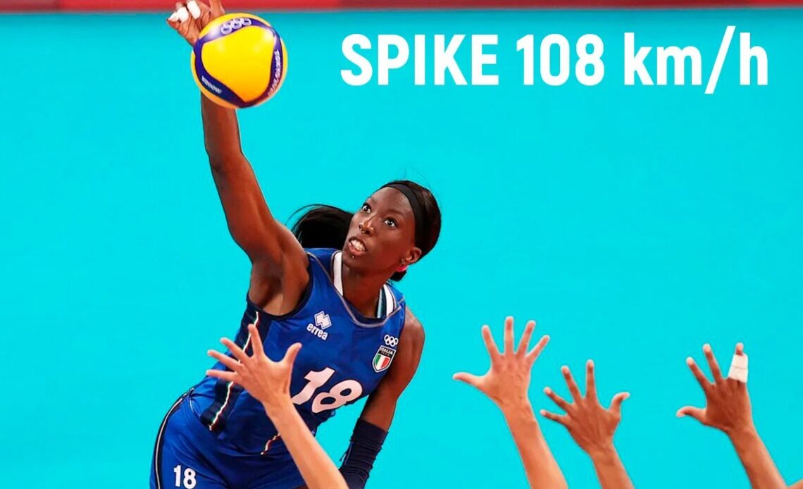 Paola Egonu - Monster Volleyball Spikes 108 km/h 😱 VNL 2022