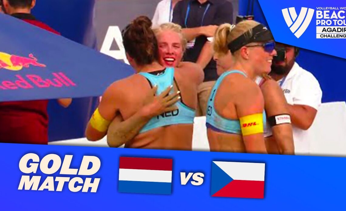 Piersma E./Van Driel, M. vs. Hermannova/Stochlova - Gold Match Highlights Agadir 2022 #BeachProTour