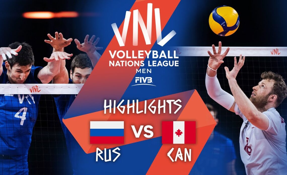 RUS vs. CAN - Highlights Week 3 | Men's VNL 2021