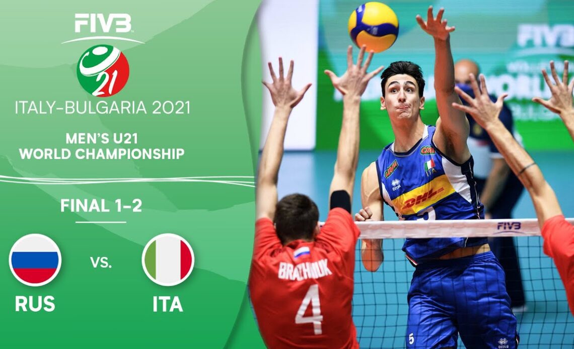 RUS vs. ITA - Final 1-2 | Full Game | Men's U21 Volleyball World Champs 2021