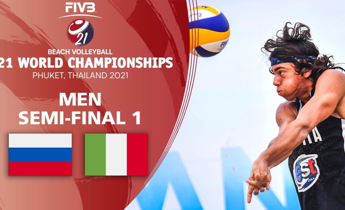 RUS vs. ITA - Full Men's Semi-Final | U21 Beach Volleyball World Champs 2021