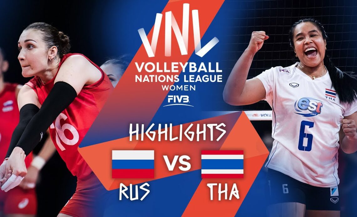 RUS vs. THA - Highlights Week 3 | Women's VNL 2021