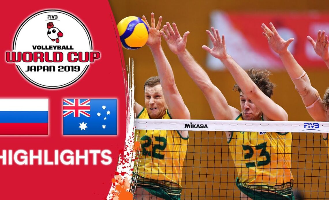 RUSSIA vs. AUSTRALIA - Highlights | Men's Volleyball World Cup 2019