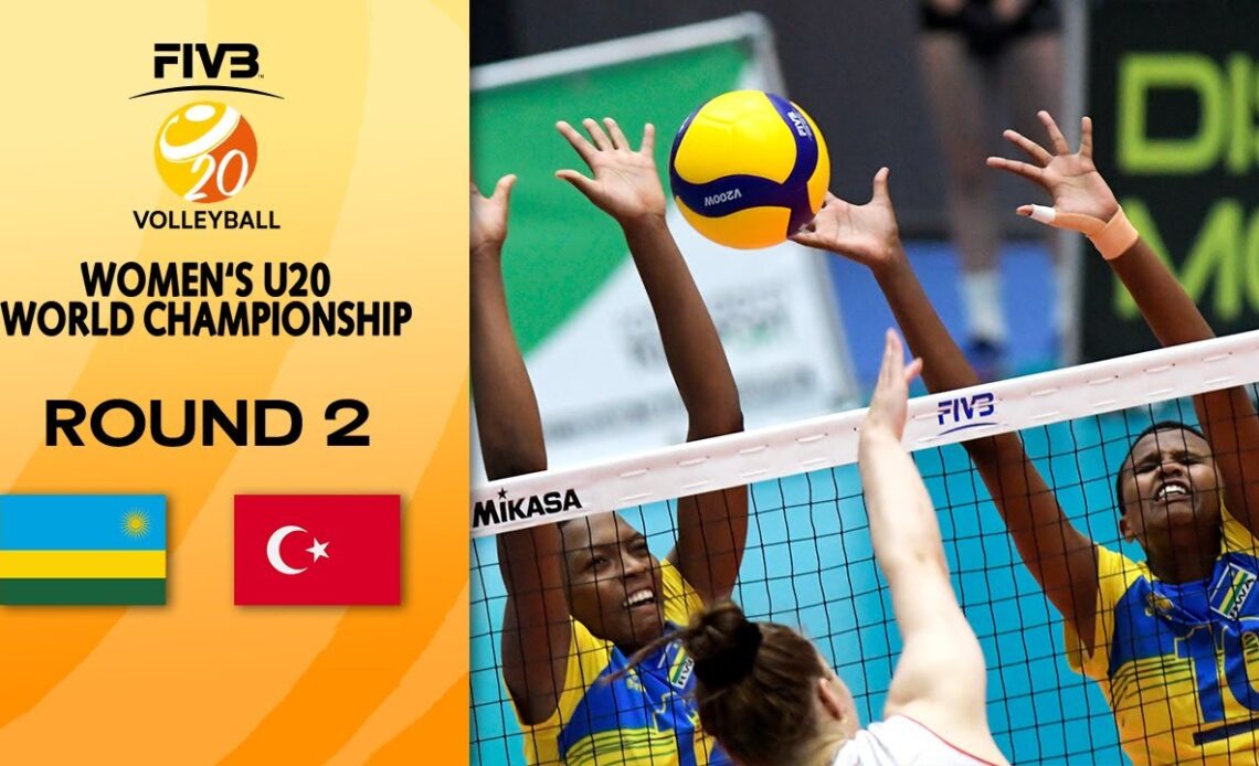 RWA vs. TUR - Full Match | Round 2 | Women's U20 Volleyball World Champs 2021