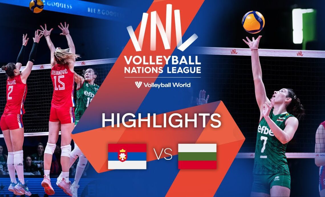 🇷🇸 SRB vs. 🇧🇬 BUL - Highlights Week 1 | Women's VNL 2022