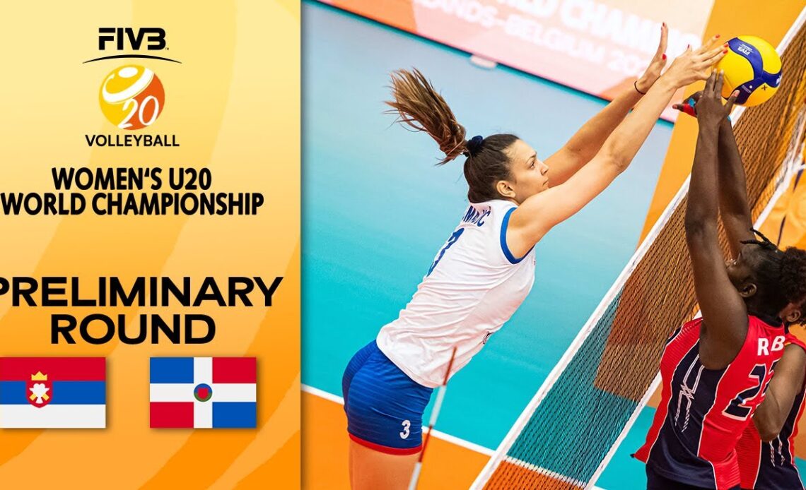 SRB vs. DOM - Full Match | Women's U20 Volleyball World Champs 2021