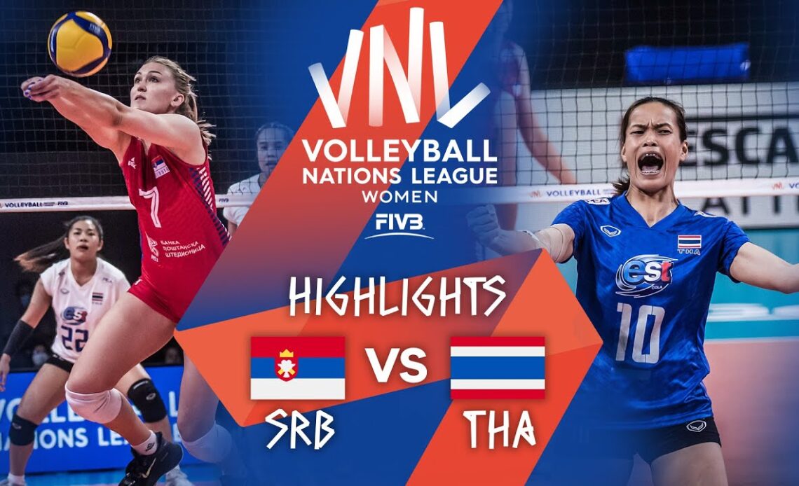 SRB vs. THA - Highlights Week 2 | Women's VNL 2021