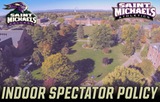 Saint Michael's Athletics Announces Indoor Spectator Policy