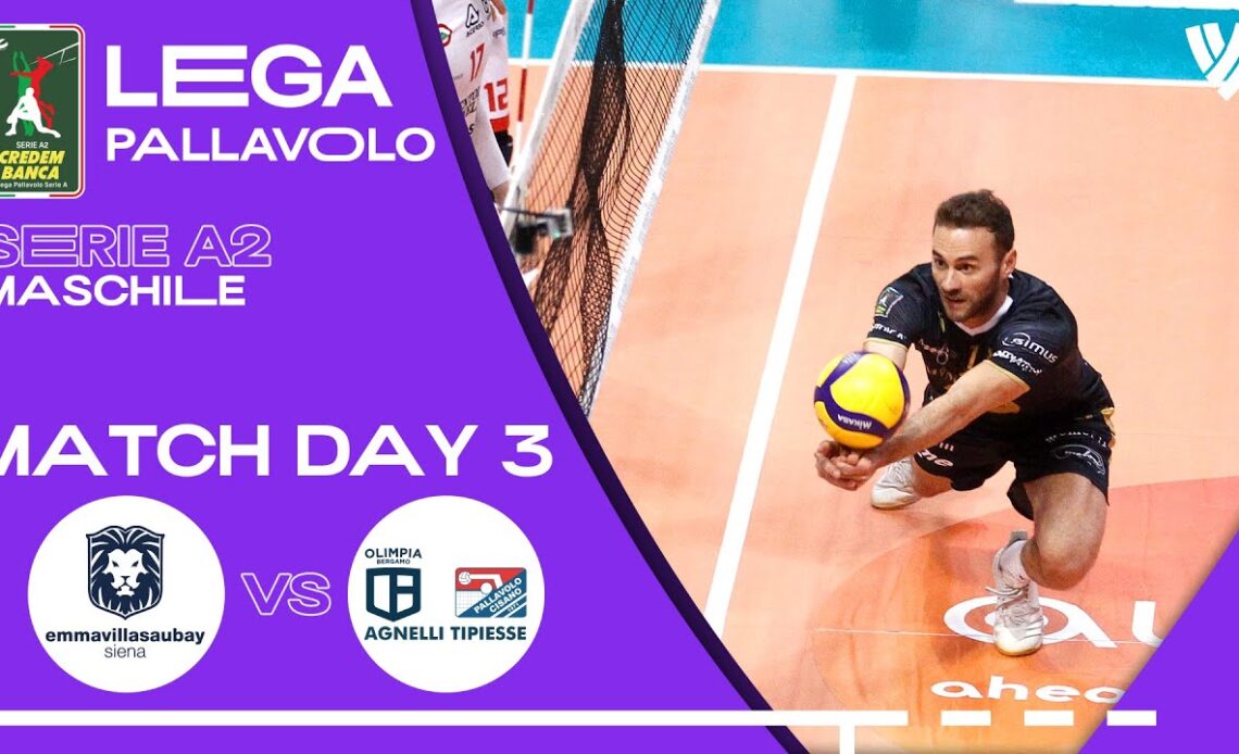 Siena vs. Bergamo - Full Match | Men's Serie A2 | 2021