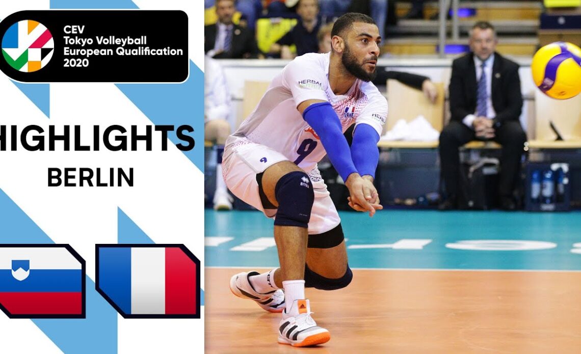 Slovenia vs. France - Highlights | CEV Men's Tokyo Volleyball Qualification 2020