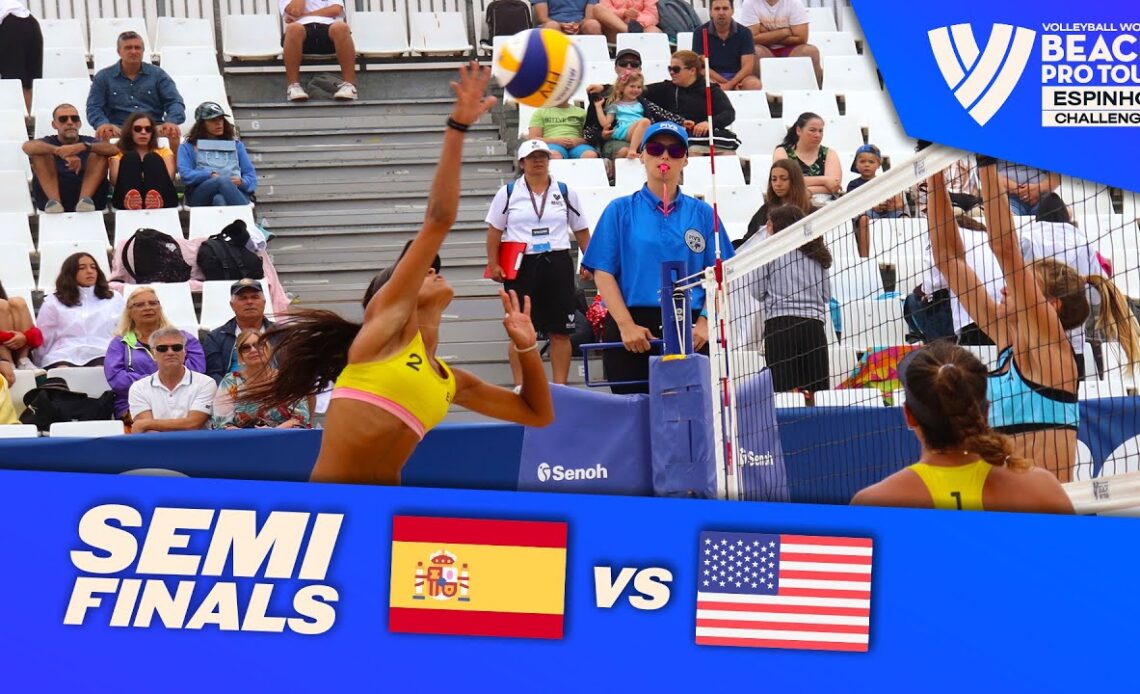 Soria/González vs. Quiggle/Schermerhorn - Semi Final Highlights Espinho 2022 #BeachProTour