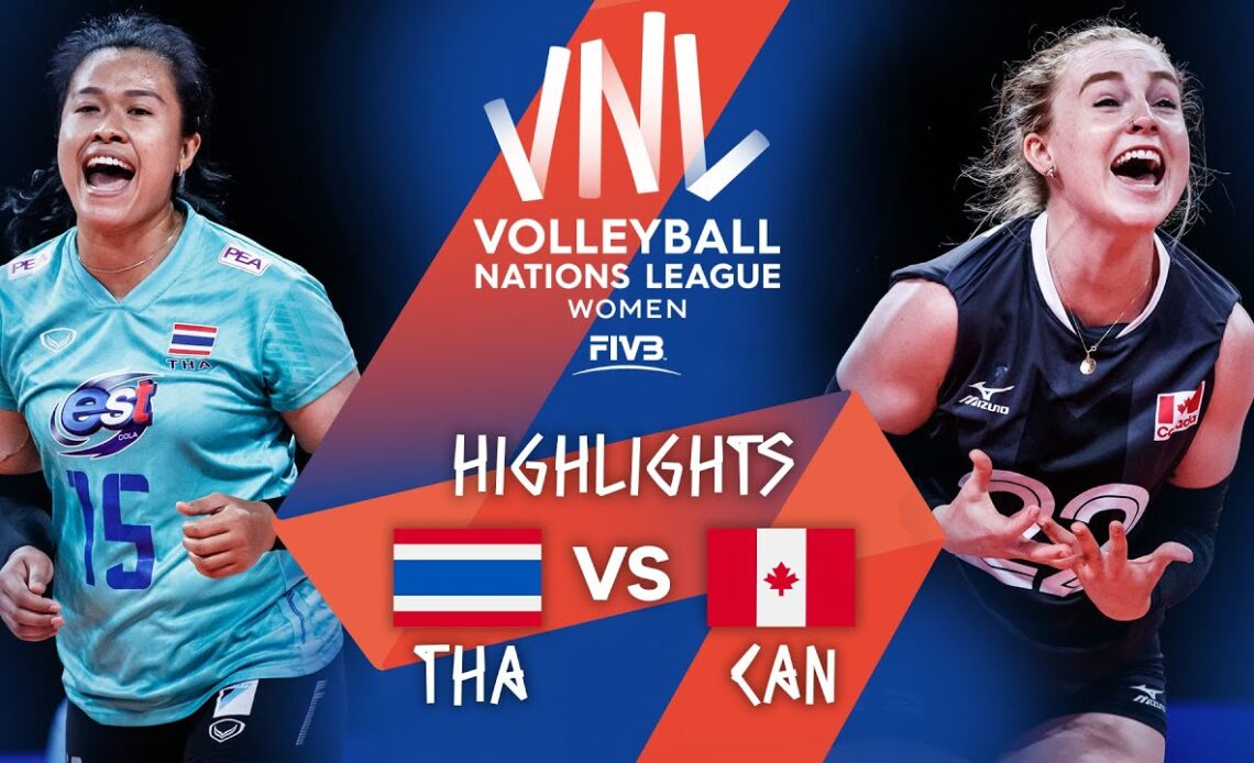 THA vs. CAN - Highlights Week 5 | Women's VNL 2021
