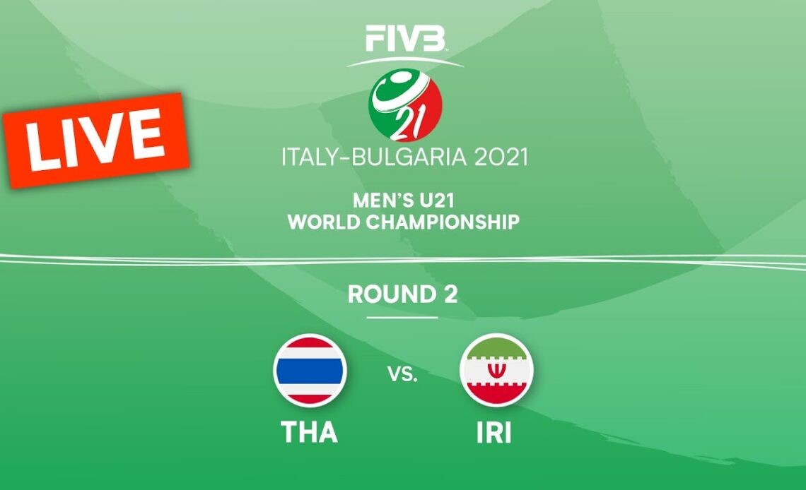THA vs. IRI - Round 2 | Full Game | Men's U21 Volleyball World Champs 2021