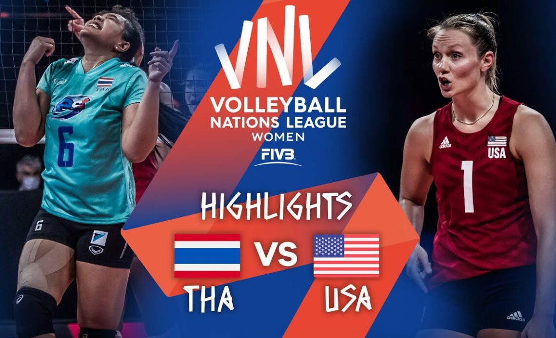 THA vs. USA - Highlights Week 2 | Women's VNL 2021