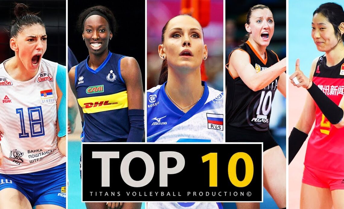 TOP 10 Legendary Volleyball Spikers | Women's Volleyball