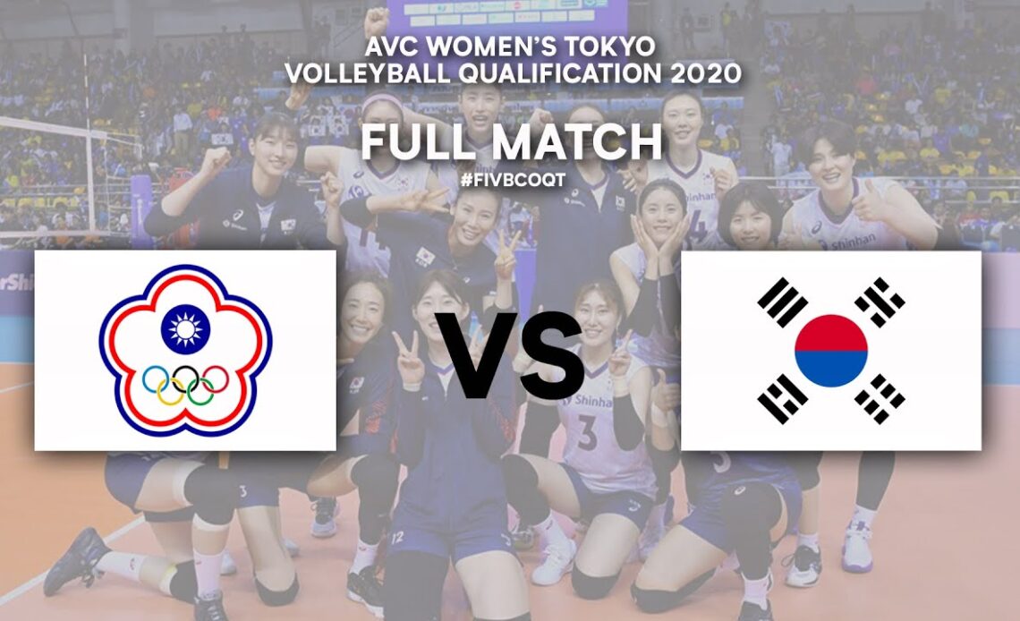TPE vs. KOR - Semi Finals | AVC Women's Tokyo Volleyball Qualification 2020