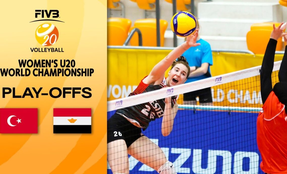 TUR vs. EGY | Play-Offs 9-12 | Women's U20 Volleyball World Champs 2021