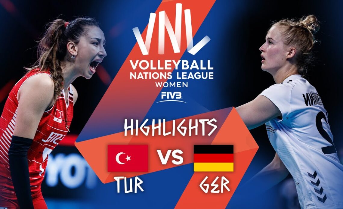 TUR vs. GER - Highlights Week 2 | Women's VNL 2021