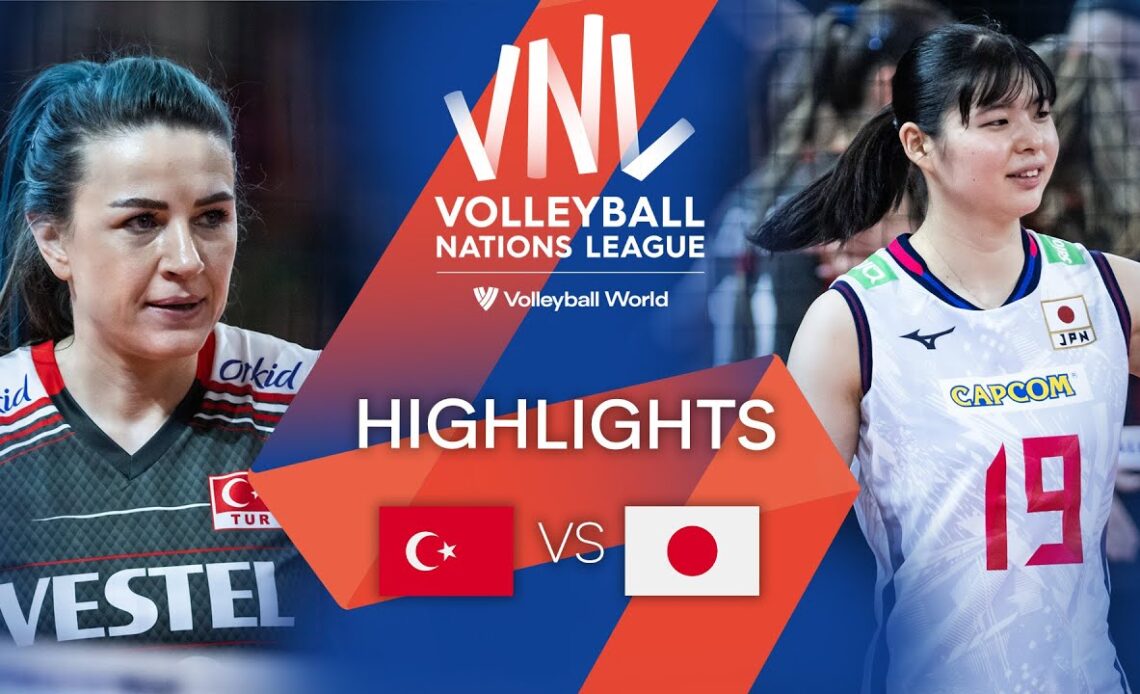 🇹🇷 TÜR vs. 🇯🇵 JPN - Highlights Week 3 | Women's VNL 2022